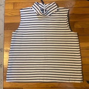 Vineyard Vines Classic Stripe Mock Neck Pullover